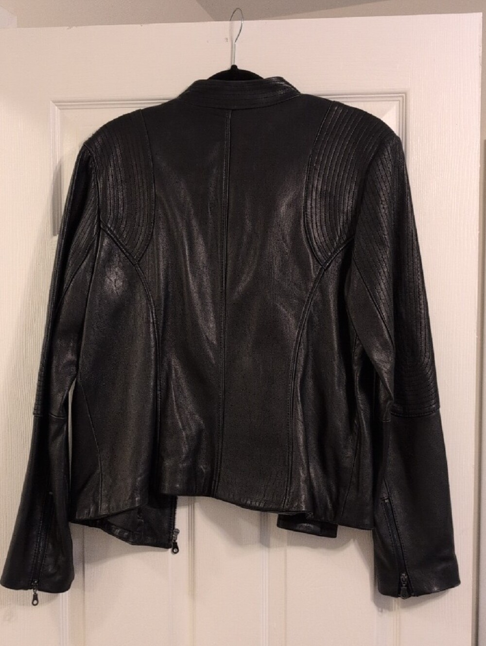 DKNY Black Satin-Lined Jacket with Branded Neck Label - Picture 8 of 9